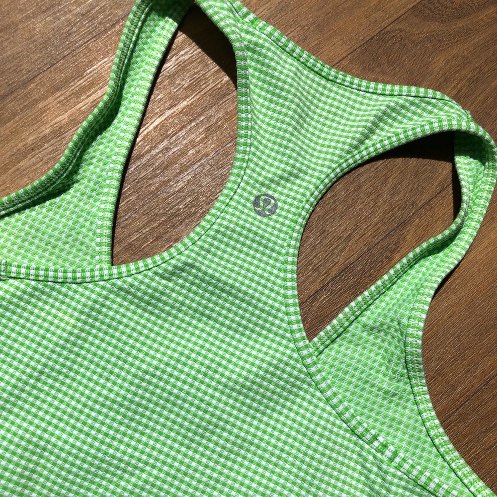 Lululemon Gingham Tank - Picture 2 of 4